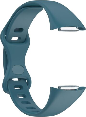 3 Pack Slim fit Bands Compatible with Fitbit Charge 6/Charge 5 Smartwatch Bracelet Soft Silicone Replacement Sport Wristband Straps for Women Men in Saudi Arabia