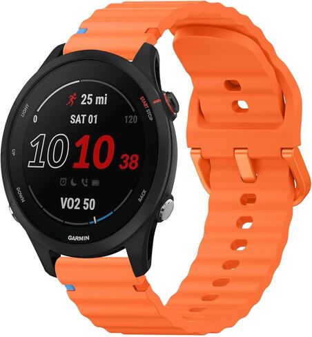 Vancle Bands لساعة Garmin Forerunner 255، سوار ساعة Garmin Forerunner 265، سوار ساعة Garmin Vivoactive 4/Venu 3/Venu 2، حزام بديل رياضي من السيليكون الناعم للنساء والرجال in Kuwait