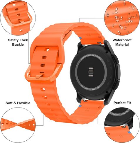 Vancle Bands لساعة Garmin Forerunner 255، سوار ساعة Garmin Forerunner 265، سوار ساعة Garmin Vivoactive 4/Venu 3/Venu 2، حزام بديل رياضي من السيليكون الناعم للنساء والرجال in Kuwait