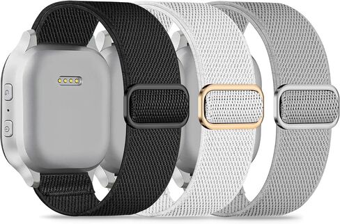 3 Pack Stretchy Nylon Compatible with Gizmo Watch Adventrue 3 3 2 1/Gabb Watch 3e 3 2 1/SyncUP & Cosmo JrTrack 5/4/3/2 SE/2/JrTrack Band, 20mm Solo Loop Soft Strap for Boys Girls in Saudi Arabia