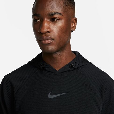 Nike Men's Dri-FIT Fleece Fitness Pullover (DV9821-010, Black/Iron Grey) Size XX-Large in Saudi Arabia