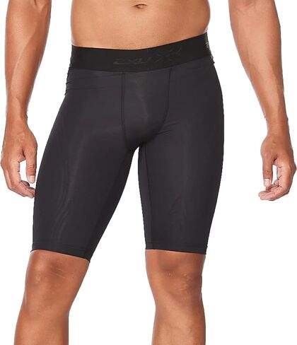 شورتات ضغط قوة الرجال 2XU - شورتات الضغط من أجل الدعم والانتعاش المعزز in Kuwait