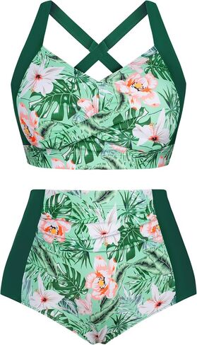 Hanna Nikole Womens High Pherced Bikini مجموعات مراقبة البطن in Kuwait