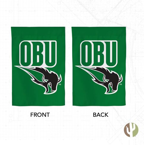 Desert Cactus Oklahoma Baptist University OBU Garden Flag – 19 x 12 inch Oklahoma Baptist Bison Banner, For Outdoor Display and Events (Design 1) in Saudi Arabia