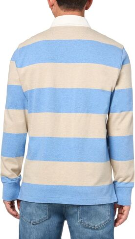 Brooks Brothers Men's Long Sleeve Garment-Washed Cotton Rugby Shirt in Saudi Arabia