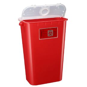 Bemis Health Care 111030-6 Sharps Container, Red, 11 gal, Pack of 6