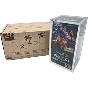 Premium UV-Protected Clear Acrylic Display Case For TCG One Piece Booster Box JAPAN Version