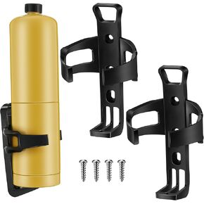 Feekoon 2 Pack Propane Torch Holder Wall Mount Durable Propane Holder for Easy Storage, Torch Holder for Garage or Workshop Organization, 5.7×3.2×2.95in