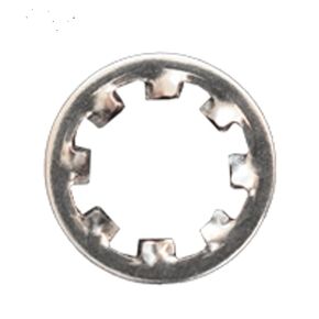 M5 Type J Internal Tooth Lock Washers (Pack of 50), 18-8 (304) Stainless Steel, Great for Machine Screws & Bolts - by Chipmunk Hardware, SSV73550