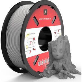 ACTIVEME PETG+ Filament 1.75mm, 3D Printing Filament for 3D Printers, PETG+ 3D Printer Filament, Dimensional Accuracy +/- 0.02 mm (1kg Grey)