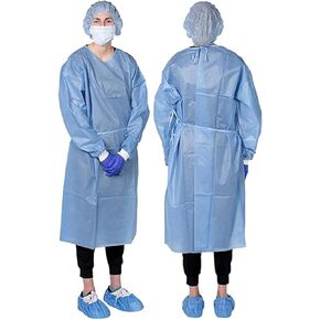 Employee PPE Kit with Eye Shield, Personal Protective Equipment & Safety Gear with Gloves, Gown, Face Mask & More, Bodily Fluid Clean Up Kit for Healthcare Workers