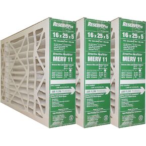 GeneralAire # 4541 MERV 11 for # GF 4511 ReservePro 16x25x5 furnace filter, Actual Size:15 5/8" x 24 3/16" x 4 15/16" Case of 3 Filters
