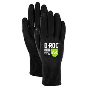 MAGID D-ROC DX Technology Polyurethane Palm Coated Cut Resistant Work Gloves Size 7/S (12 Pairs)