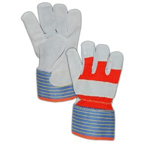 MAGID Cut Resistant Kevlar/HPPE Lined Gloves with a Leather Palm and Safety Cuff (TB25EOCR-XXL) - Cut Level A4, Puncture Level 5, Size XXL (12 Pairs)