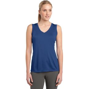 SPORT-TEK Ladies Slvls PosiCharge Competitor V-Neck TEE F20
