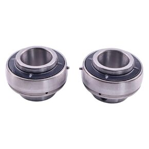 Insert Mounted Ball Bearings UC205 GYE25KRRB 2Pcs with Set Screws