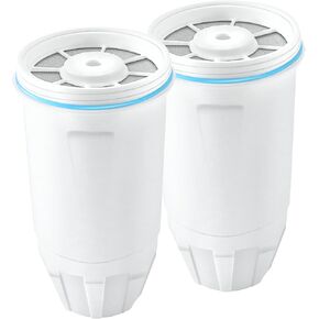 Water Filters Replacement for Zero Water Pitchers and Dispenser, 0 TDS Premium Filtration, Reduce Lead/Chromium/PFOA/PFOS - Improve Tap Water Taste (Pack of 2 by TOMOON)