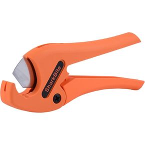 SharkBite Pipe Cutter Tool, Cuts 1/4 to 1 Inch Pipe, Orange Handles, Plumbing Fittings, PEX, PE-RT, U701