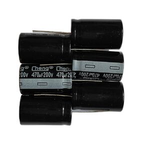 470uF 200V 22X35 +/-20% -25-+105℃ 6 PCS Aluminum Electrolytic Capacitors