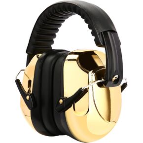 ProCase Noise Reduction Safety Earmuffs, SNR 34dB Noise Cancelling Headphones for Adults Kids Autism, Adjustable Sound Proof Hearing Protection for Shooting Mowing Construction -Black