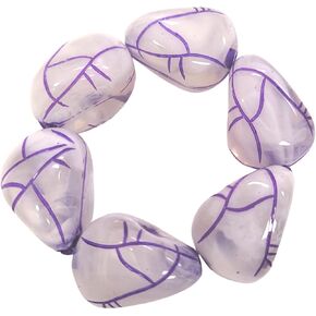 Set of 6 Purple Neuron Halloween Napkin Rings for Dinning Table Settings Horror Scary Napkin Holder for Holiday Party Table Decarations