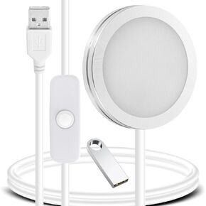 Compatible with Bambu Lab LED Lamp 001 Kit, LED Creative Lighting Kit for 3D Printers for Crafting Nightlight Models, Features White Color Lighting