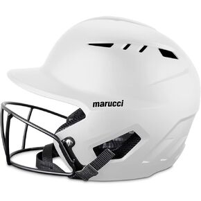 Marucci - DURAVENT SB Batting Helmet with Facemask White (MBHDVSB-W-AL)
