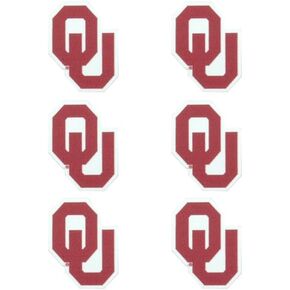 Wincraft NCAA Oklahoma Sooners Face Tattoos, Team Colors, One Size
