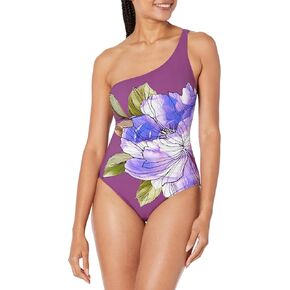 Gottex Women's Standard Wild Flower Shoulder One Piece