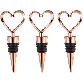 Wine Stopper 3Pack Wine Bottle Stopper Reusable Wine Stoppers Leak Proof Wine Corks Bottle Cover for Keeping Standard Bottles Wine Champagne Fresh