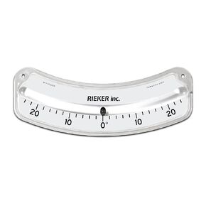 Rieker Military Grade Shatter-Proof ±26º Inclinometer, Off-Road Slope Indicator 2126-E