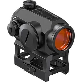 1MOA Red Dot Sight Shake Awake Red Dot Optics Compact Gun Sight Rifle Scope Waterproof and Shockproof Red Dot Scope with Riser Mount