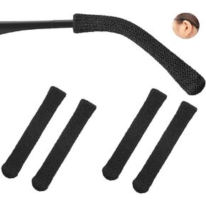 Eyeglasses Ear Cushions for Glasses Ear Cushion for Glasses Behind Ears Eye Glasses Ear Grippers Soft Knitting Cotton Eyeglasses Temple Tips Sleeve Glasses Arm Cushion Anti Slip