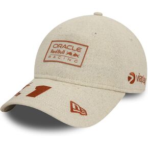 New Era 9Forty Linen Cap - Monaco Red Bull Max Verstappen - One Size, Beige, One Size