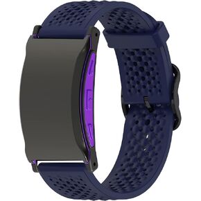 Compatible for Shock Clock 3 Bands, Silicone band with Metal Buckle Compatible for Pavlok Shock Clock 3