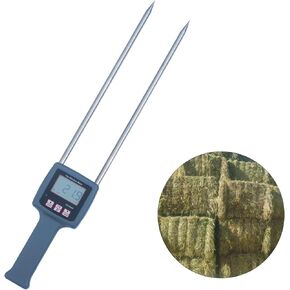 TK100H Portable Hay Moisture Meter - Precise Hay Moisture Tester with Probe for Monitoring and Ensuring Optimal Hay Quality, Preventing Mold and Spoilage