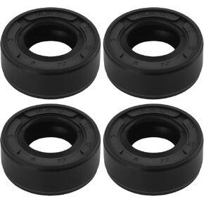 eMagTech 4Pcs Oil Shaft Seals Nitrile Rubber Oil Shaft Seal Shaft Oil Sealing Ring for Shaft 12x22x9mm for Lawn Mower Car Motorcycle Truck Black