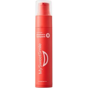 MySweetSmile Strawberry Flavoured Toothpaste - Advanced Fluoride Formula - Deep Cleaning - Cavity Protection - Succulent Strawberry Flavour - 60g