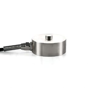 Single Point Load Cell Sensor,Bellows Type Design,Test Compression Force,Weight Pressure Sensor,Diameter 51mm*25mm with 3m Cable High Accuracy 0.2% Range (0-100KG)