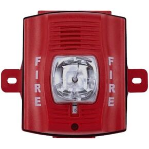 System Sensor P2RHK-120 - Red, Outdoor, Horn Strobe, Includes Back Box, 120V