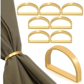 SOLUSTRE 8 Pcs Napkin Rings Table Napkin Rings Napkin Holders for Cloth Napkins Decorative Napkin Holders Dinner Table Napkin Holder