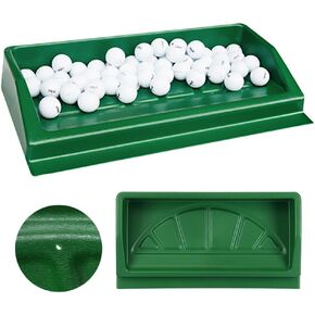 Heavy Duty Golf Ball Tray for Practice Mat 100 Balls Large Capacity, Japard Compatible with All Hitting Mats, Commercial Quality ABS Holder Perfect for Indoor Outdoor Home Daily Training