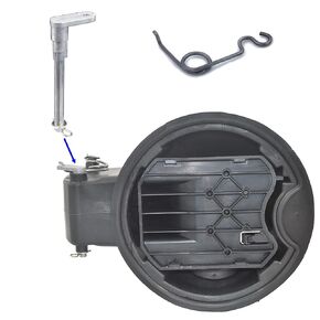 Fuel Door Hinge Pin with Gas Door Spring for 2009-2014 F150 2010-2014 Lincoln Mark LT Loose Gas Cap Permanent Repair Fix (Metal)