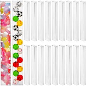 SOLUSTRE 45 Pcs Transparent Small Boxes Pretzel Boxes Individual Gumball Boxes Clear Boxes Packaging Boxes for Candies Party Favors