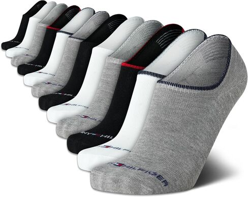 Tommy Hilfiger Men's Athletic Socks - Cushion No Show Socks (12 Pack) in Saudi Arabia