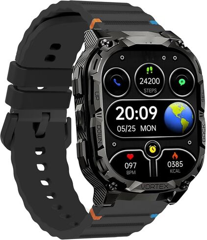 Compatible with Carbinox Vortex Bands, New Silicone Woven Line Adjustable Replacement Strap Compatible with Carbinox X-Ranger, Vortex, Vesta Smart Watch in Saudi Arabia