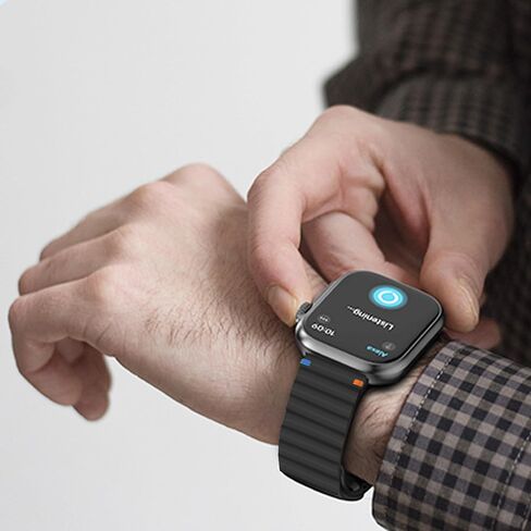Compatible with Carbinox Vortex Bands, New Silicone Woven Line Adjustable Replacement Strap Compatible with Carbinox X-Ranger, Vortex, Vesta Smart Watch in Saudi Arabia