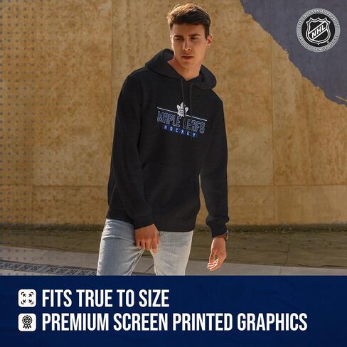 سويت شيرت بغطاء للرأس من رايت آند ديتسون NHL للبالغين من الجنسين - مزيج من القطن والبوليستر للجنسين - راحة مطلقة in Kuwait