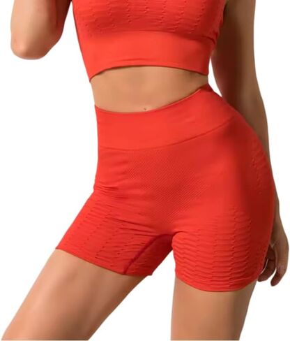 Women's High Waist Gym Shorts - Breathable Activewear for Enhanced Shape in Saudi Arabia