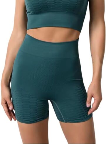 Women's High Waist Gym Shorts - Breathable Activewear for Enhanced Shape in Saudi Arabia
